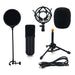 USB Condenser Microphone Set with Stand and Gain Knob_6