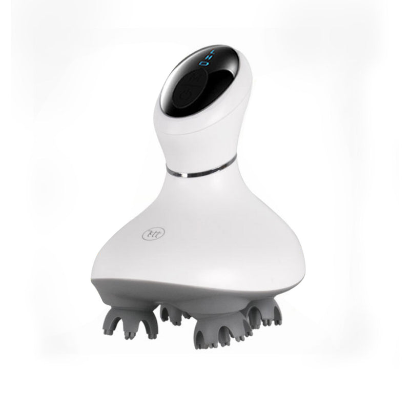 USB Rechargeable Vibrating Handheld Scalp Massager_3