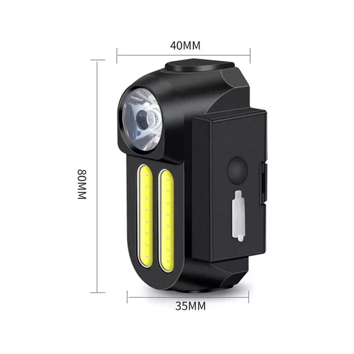 USB Rechargeable COB Head Mounted Outdoor Light Torch_5