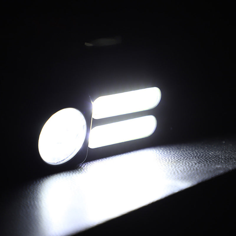 USB Rechargeable COB Head Mounted Outdoor Light Torch_7