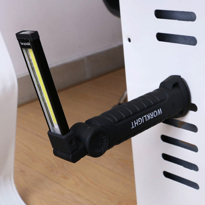 USB Rechargeable COB LED Work Light with Magnetic Base_2