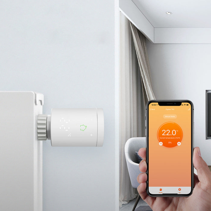 Easy Installation APP Controlled Smart Radiator Thermostat_6