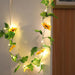 Solar Powered Decorative Sunflower LED String Fairy Lights_0