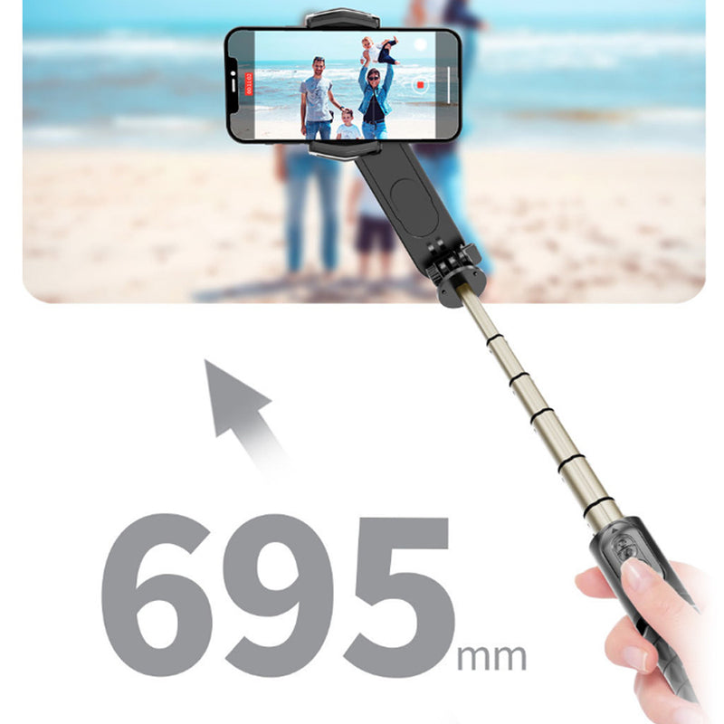 USB Rechargeable Handheld Mobile Stabilizer BT Selfie Stick_6