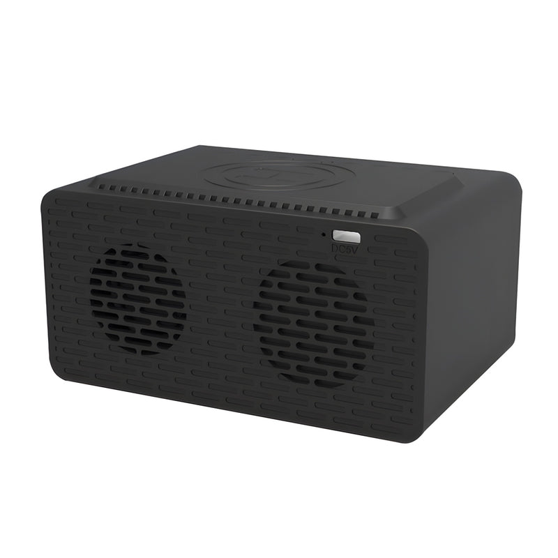 3-in-1 Wireless Bluetooth Speaker, Charger,Alarm Clock- USB Power Supply_3