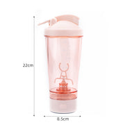 USB Rechargeable 450ml Protein Shaker Fitness Bottle_4