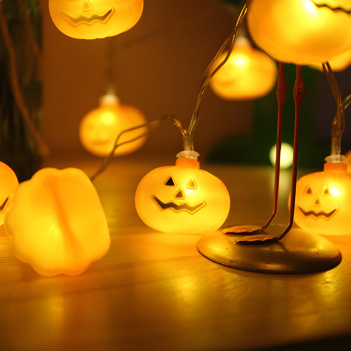 Battery Operated Pumpkin Halloween Decorative LED Light_4