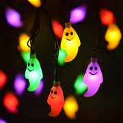 Solar Powered LED Halloween Ghost Decorative String Lights_9