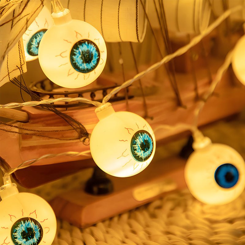 Battery Operated Decorative Spooky Halloween Eyeball Lights_0