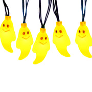 Solar Powered LED Halloween Ghost Decorative String Lights_3