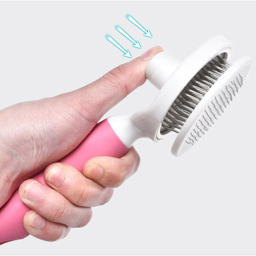 Self-Cleaning Easy-to-Use Gentle Pet Grooming Brush_5