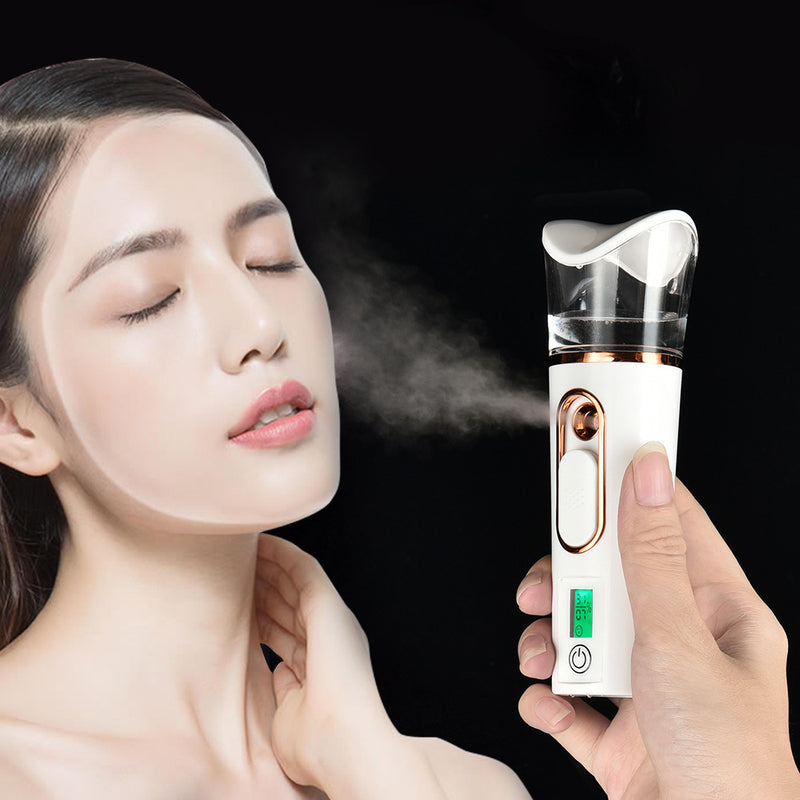 USB Charging Portable Facial Mist Sprayer with Skin Analyzer_7