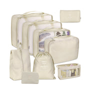 9 PCs Premium Travel Organizer Storage Bags_0