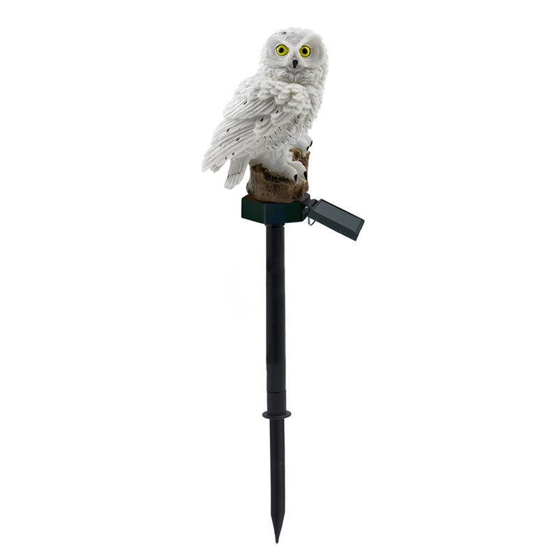 Solar Powered Waterproof Outdoor Garden Ornament Owl Light_2