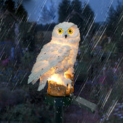 Solar Powered Waterproof Outdoor Garden Ornament Owl Light_4
