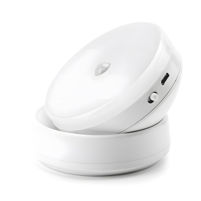 USB Rechargeable Motion Sensor 360° Rotating LED Lamp_1