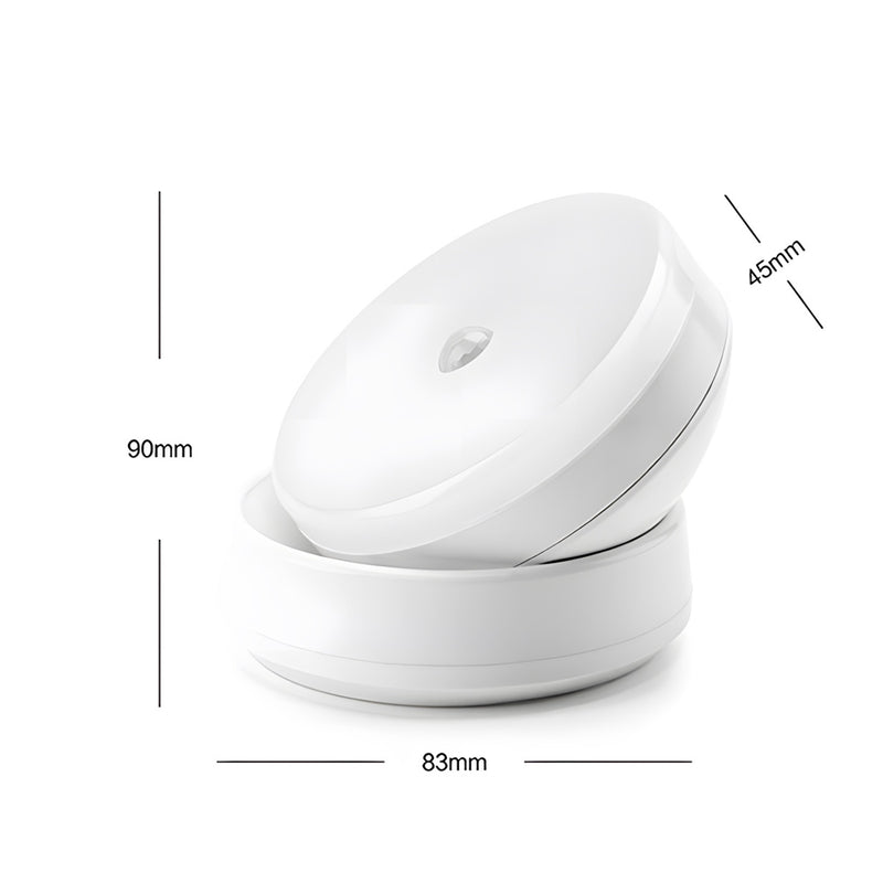 USB Rechargeable Motion Sensor 360° Rotating LED Lamp_4
