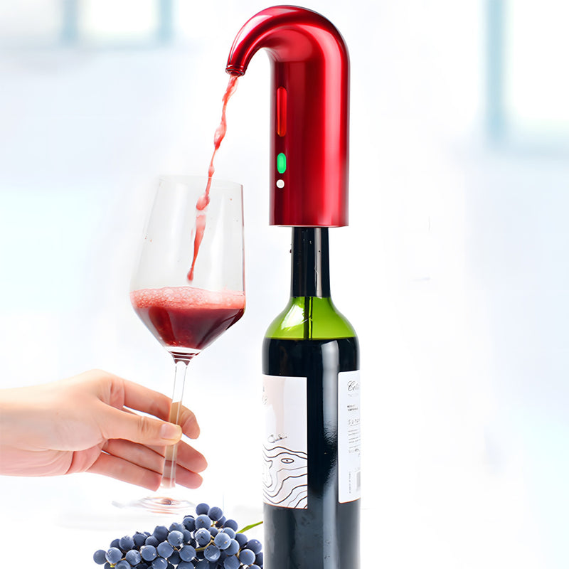 USB Charging Wine Dispenser Aerator Decanter and Pourer_7