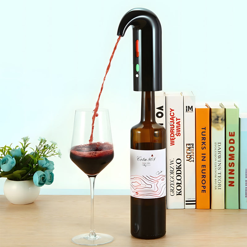 USB Charging Wine Dispenser Aerator Decanter and Pourer_8