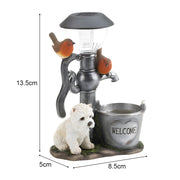 Solar Outdoor Animal Garden Backyard Decorative Statue_5