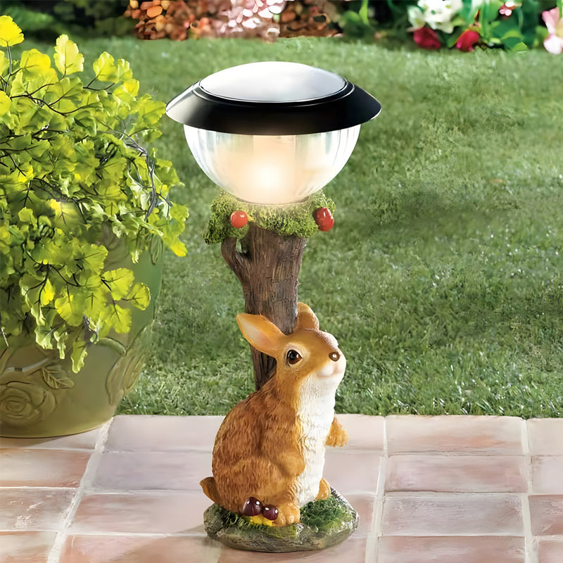 Solar Outdoor Animal Garden Backyard Decorative Statue_8