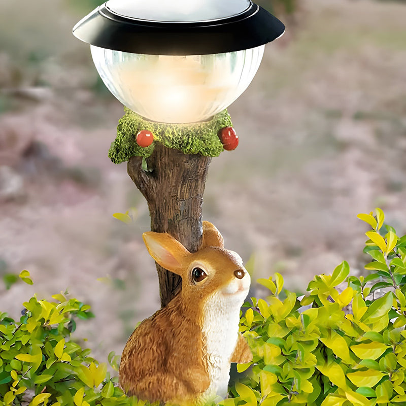 Solar Outdoor Animal Garden Backyard Decorative Statue_9