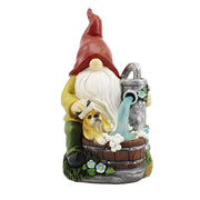 Solar Powered Outdoor LED Lighting Decorative Garden Gnome_1