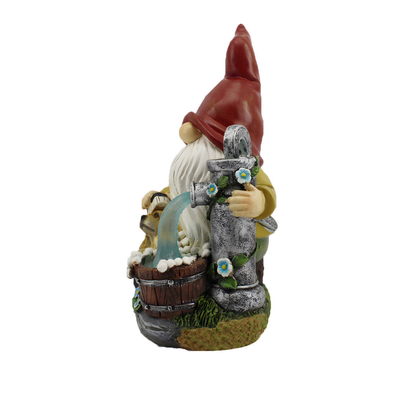 Solar Powered Outdoor LED Lighting Decorative Garden Gnome_3