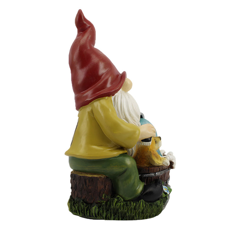 Solar Powered Outdoor LED Lighting Decorative Garden Gnome_4