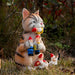 Mischievous Cat Garden Gnome Outdoor Statue Figurine_6