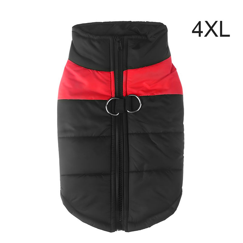 Warm Up Zip Up Padded Dog Jacket with Dual Ring Leash_19