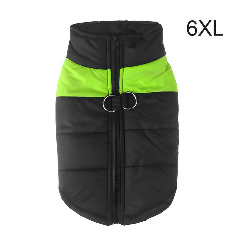 Warm Up Zip Up Padded Dog Jacket with Dual Ring Leash_30