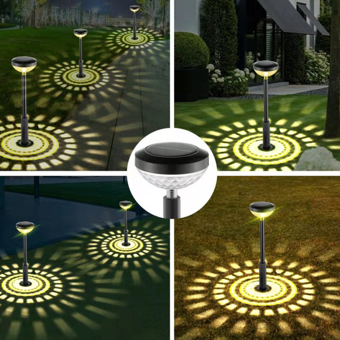 Solar Powered Waterproof Water Droplet Projection Lamp_3