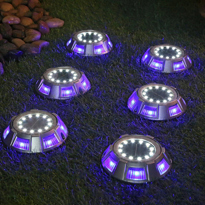 Solar Powered Outdoor LED Stake Ground Garden Lights_1