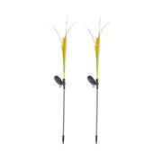 Solar Powered Outdoor Stake Straw Garden Lamp_5