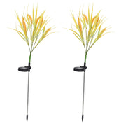 Solar Powered Outdoor Stake Straw Garden Lamp_1