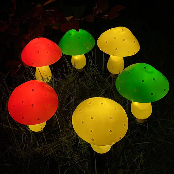 Solar Powered Decorative Outdoor Garden Mushroom Lights_15