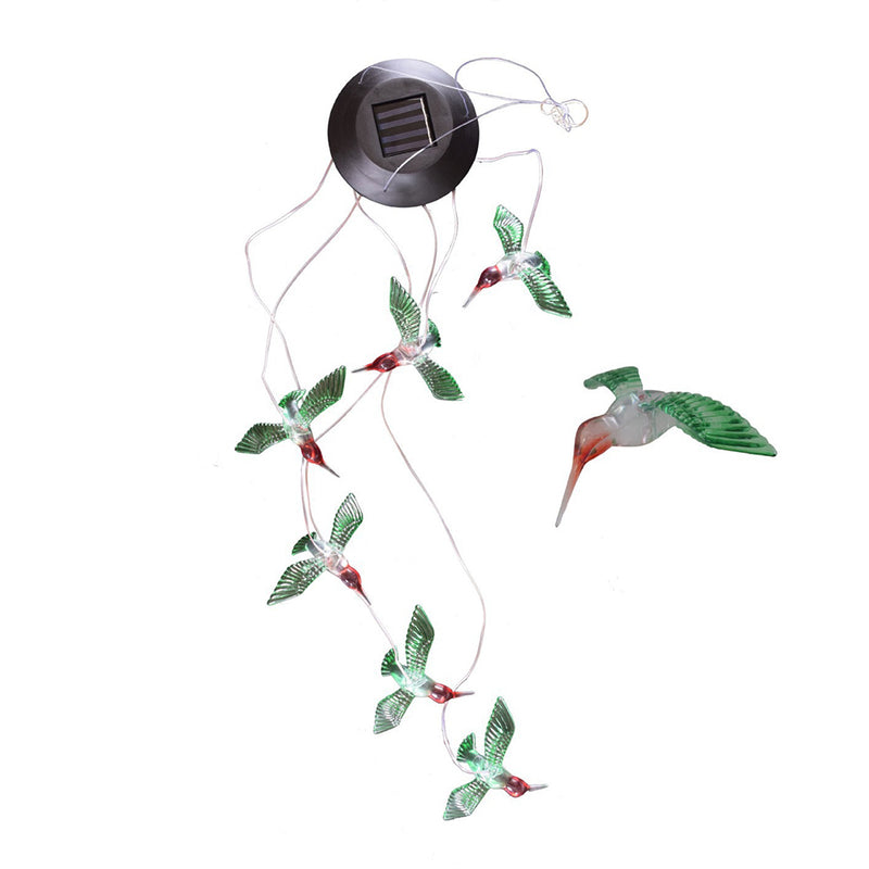Solar Powered Outdoor Garden Decorative Wind Chime_2