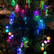 Solar Powered Outdoor Garden Decorative Wind Chime_5