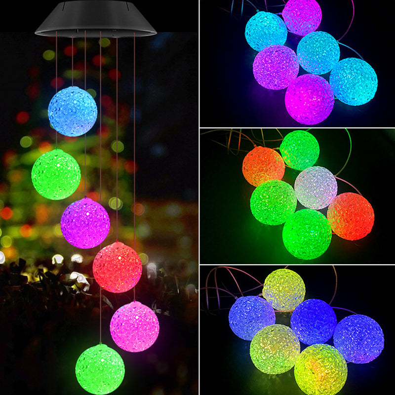 Solar Powered Outdoor Garden Decorative Wind Chime_12