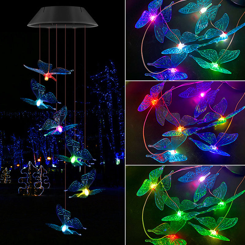 Solar Powered Outdoor Garden Decorative Wind Chime_15