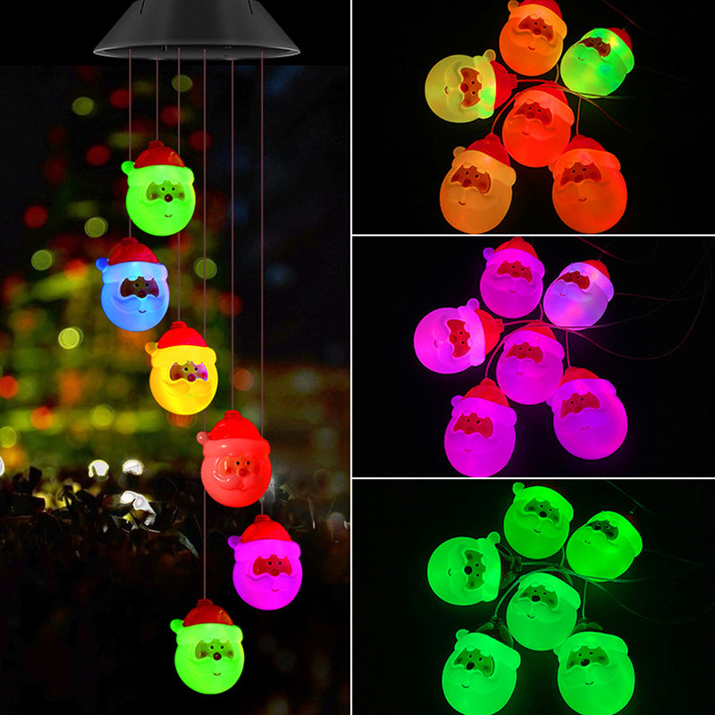 Solar Powered Outdoor Garden Decorative Wind Chime_21