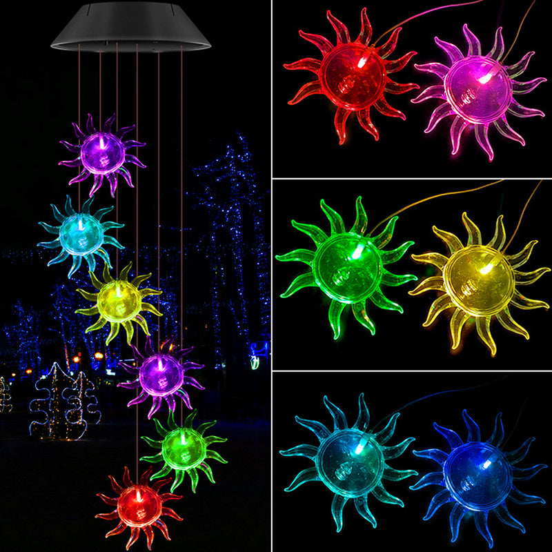 Solar Powered Outdoor Garden Decorative Wind Chime_24