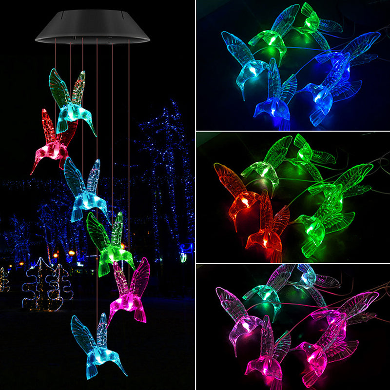 Solar Powered Outdoor Garden Decorative Wind Chime_26