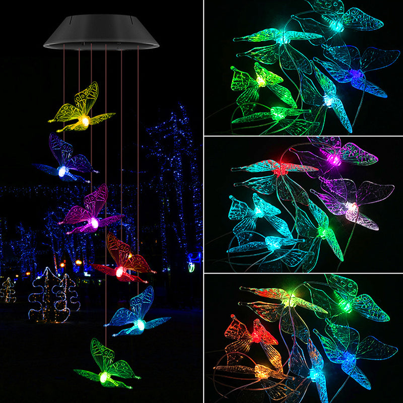 Solar Powered Outdoor Garden Decorative Wind Chime_27