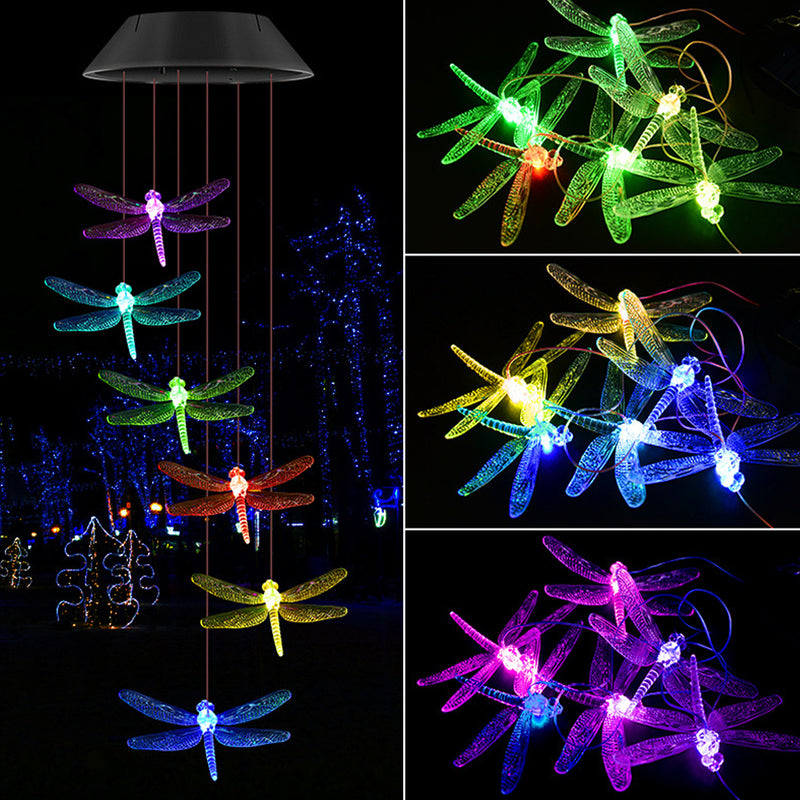 Solar Powered Outdoor Garden Decorative Wind Chime_28