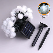 Solar Powered LED Dandelion Flower Pompom Lights_3
