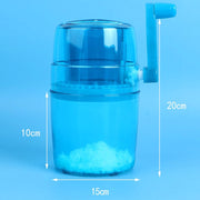 Portable Manual Hand Cranking Snow Cone Making Machine_4