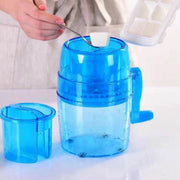 Portable Manual Hand Cranking Snow Cone Making Machine_8