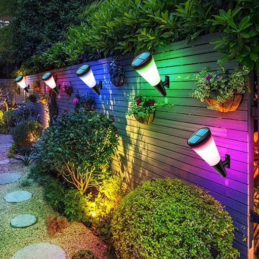 Solar Powered Outdoor Garden Security LED Flash Lights_4